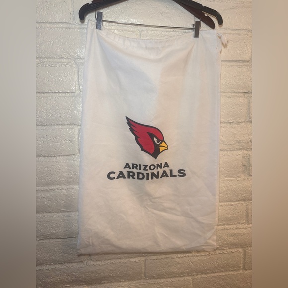 Vintage Arizona Cardinals White Drawstring Ball Bag - Picture 4 of 5